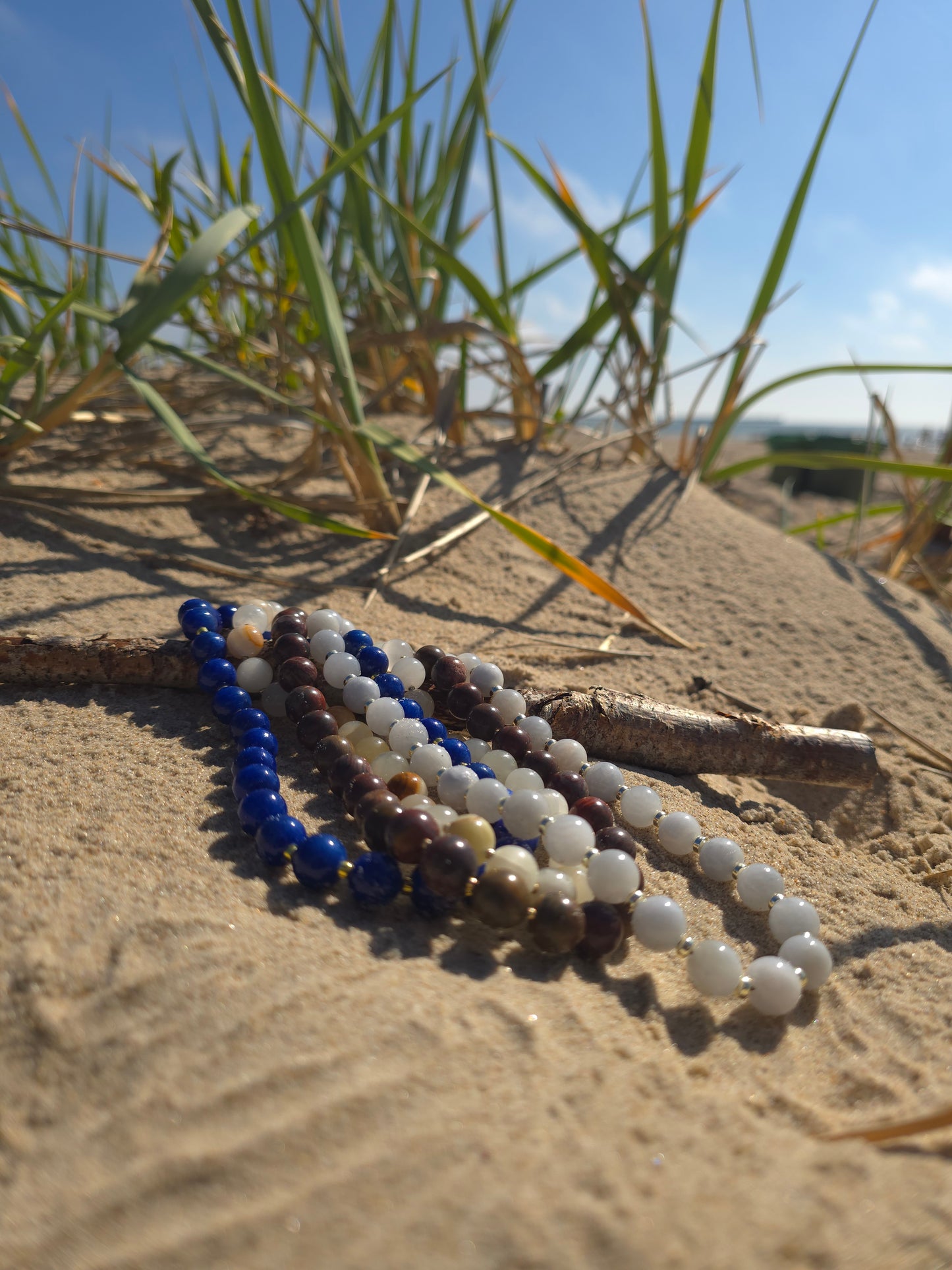 Handcrafted Natural Jadeite Bead Necklace