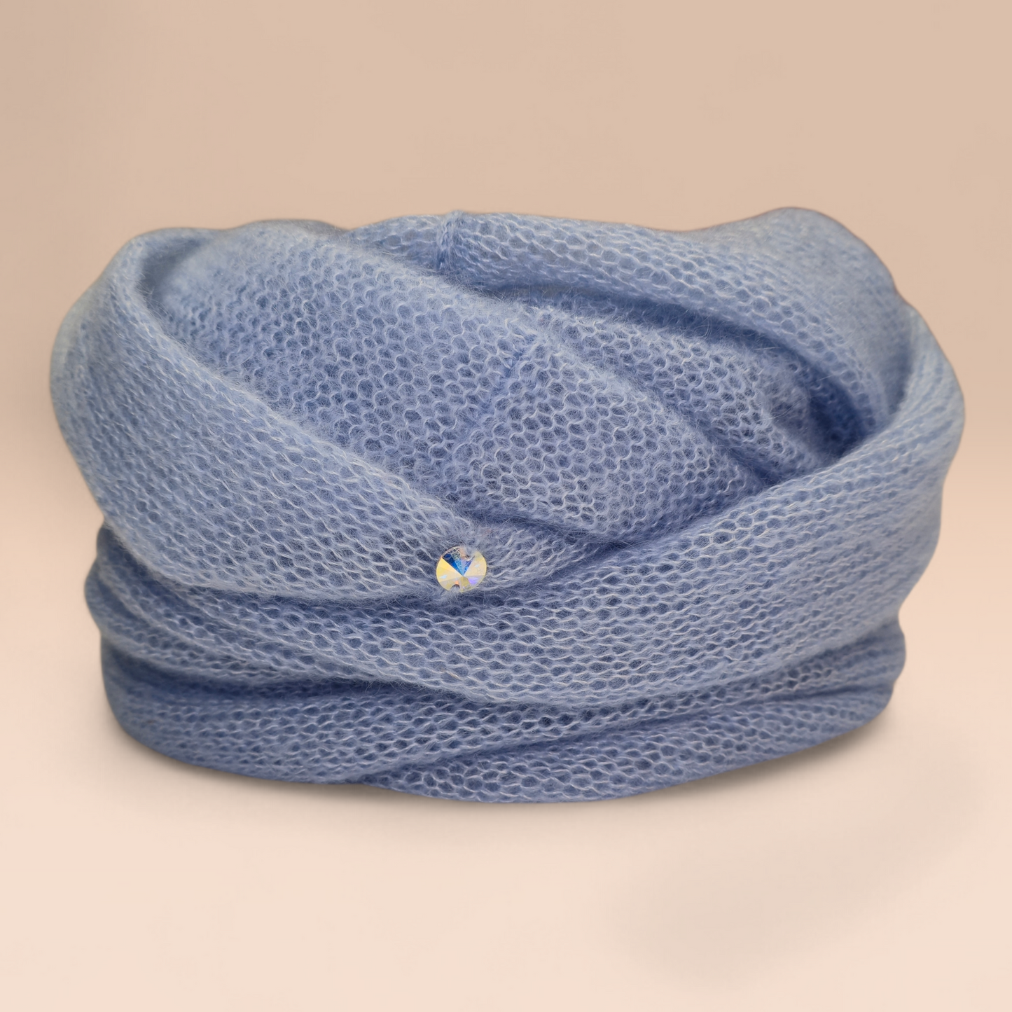 ΑΝΟΙΧΤΟ ΜΠΛΕ ΜΕΤΑΞΩΤΟ ΜΟΧΕΡ INFINITY ΚΑΣΚΟΛ