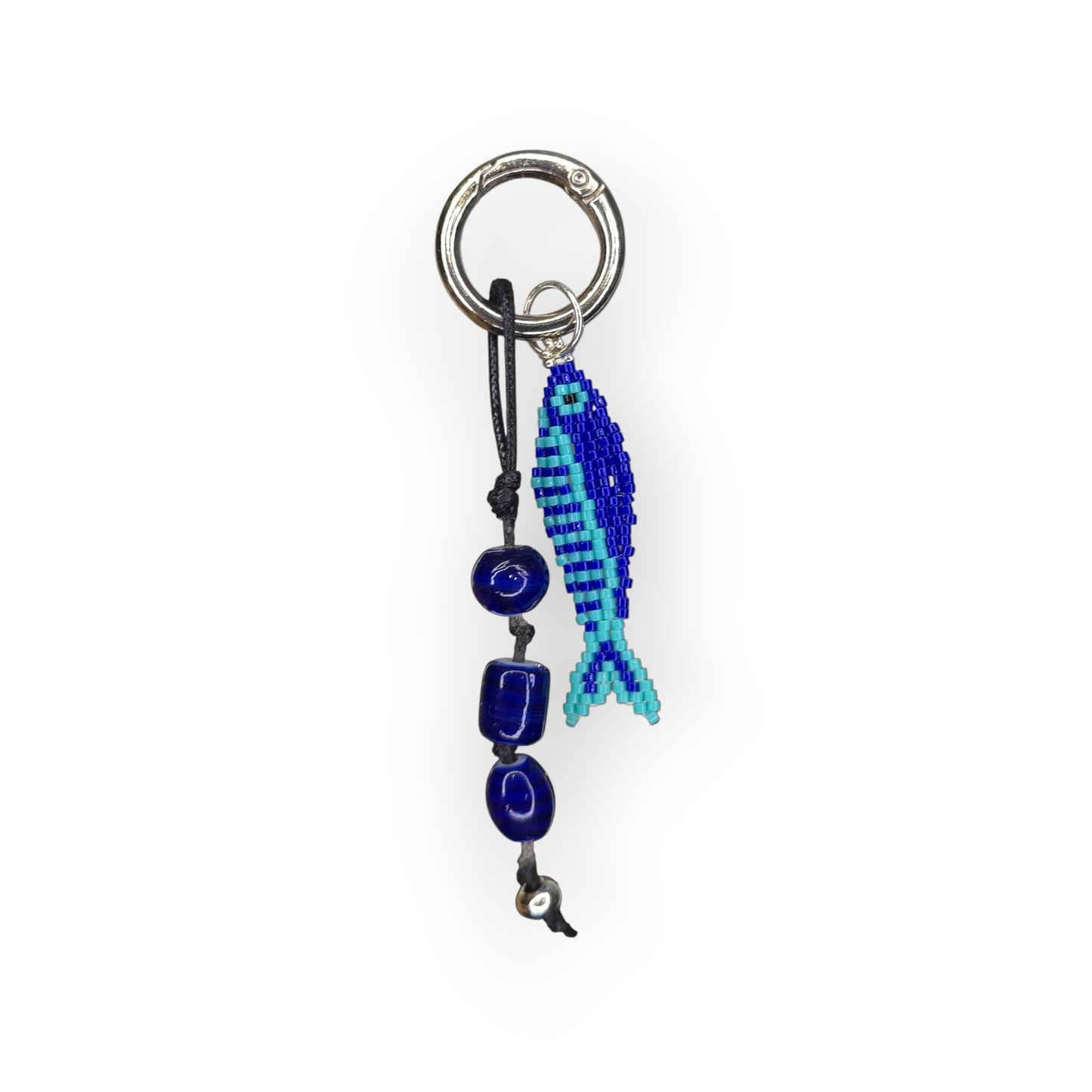 Key Bag Charm Beaded Fish Ceramic Beads