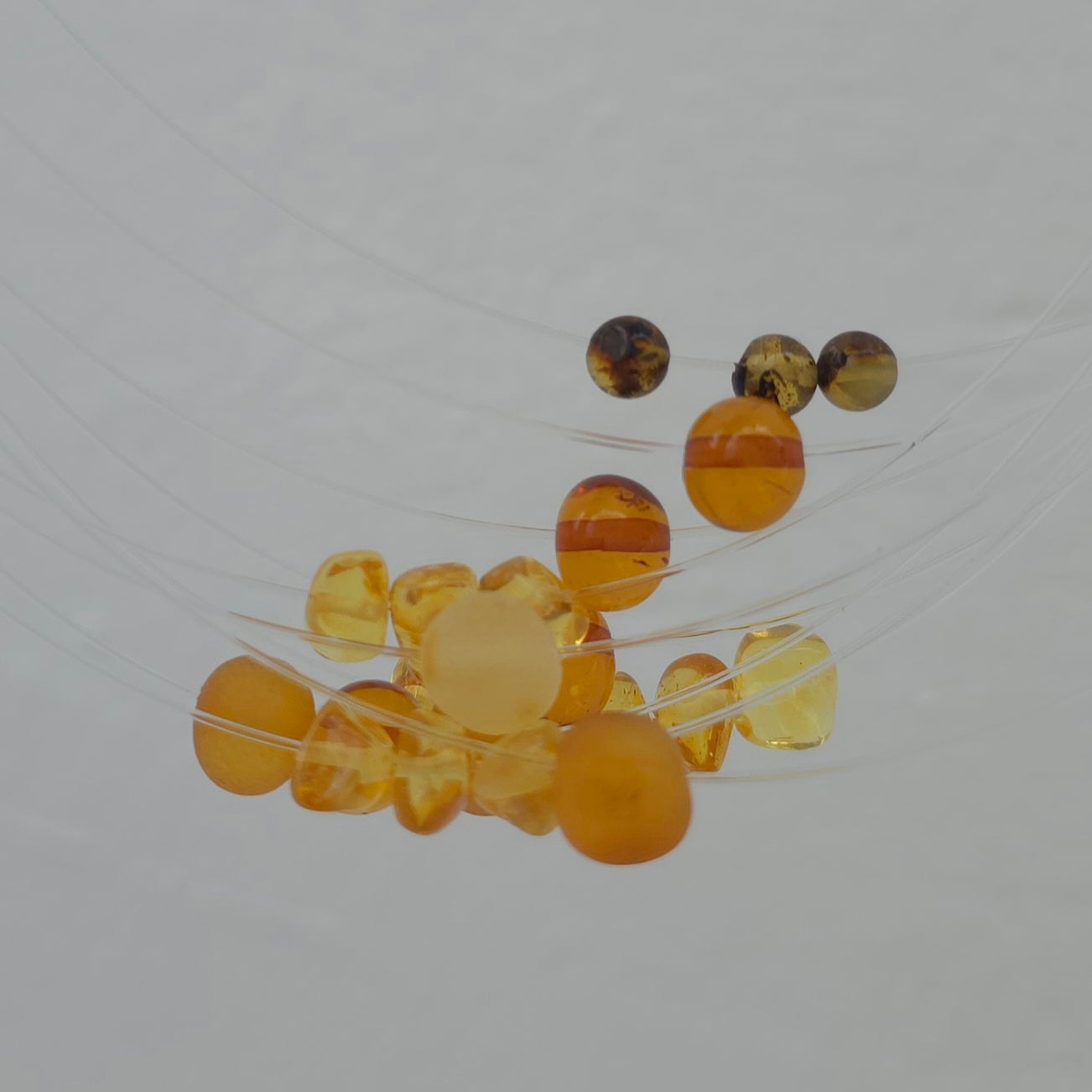 LUMINA Floating Amber Necklace