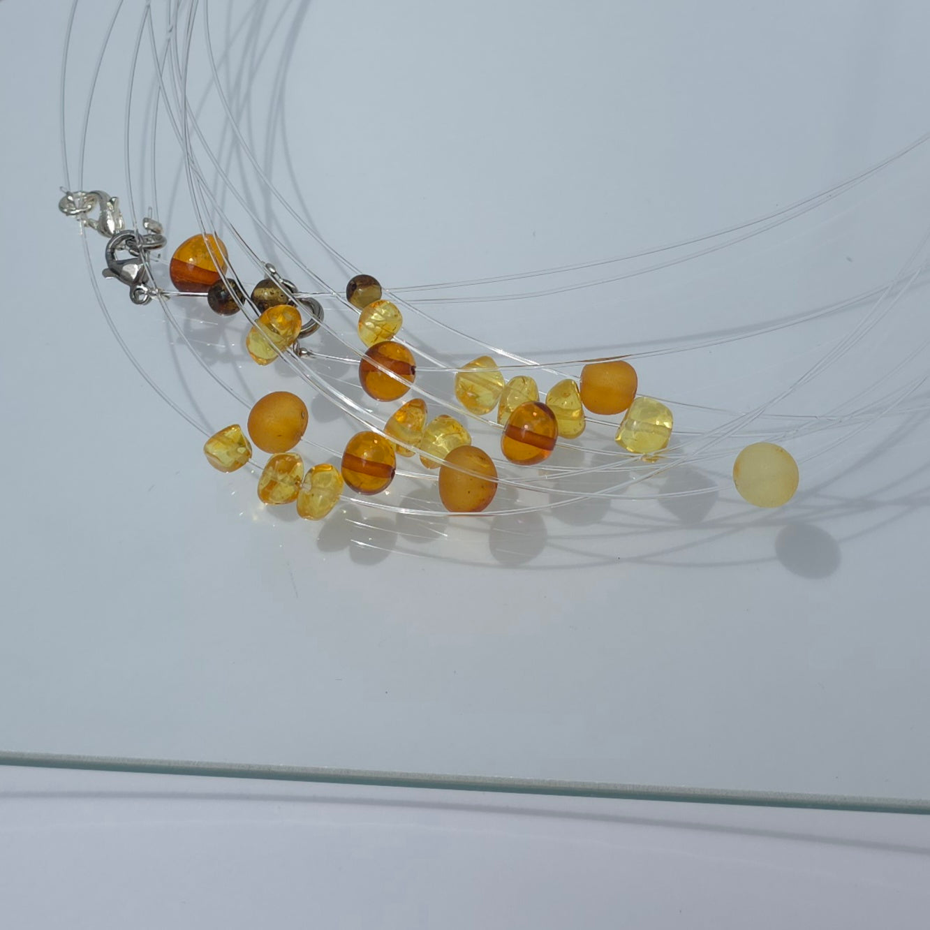 LUMINA Floating Amber Necklace