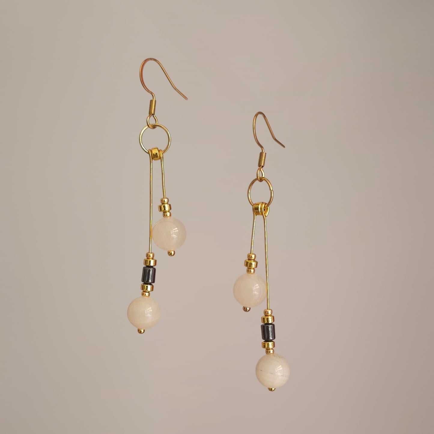 NEPHRITE DROP EARRINGS