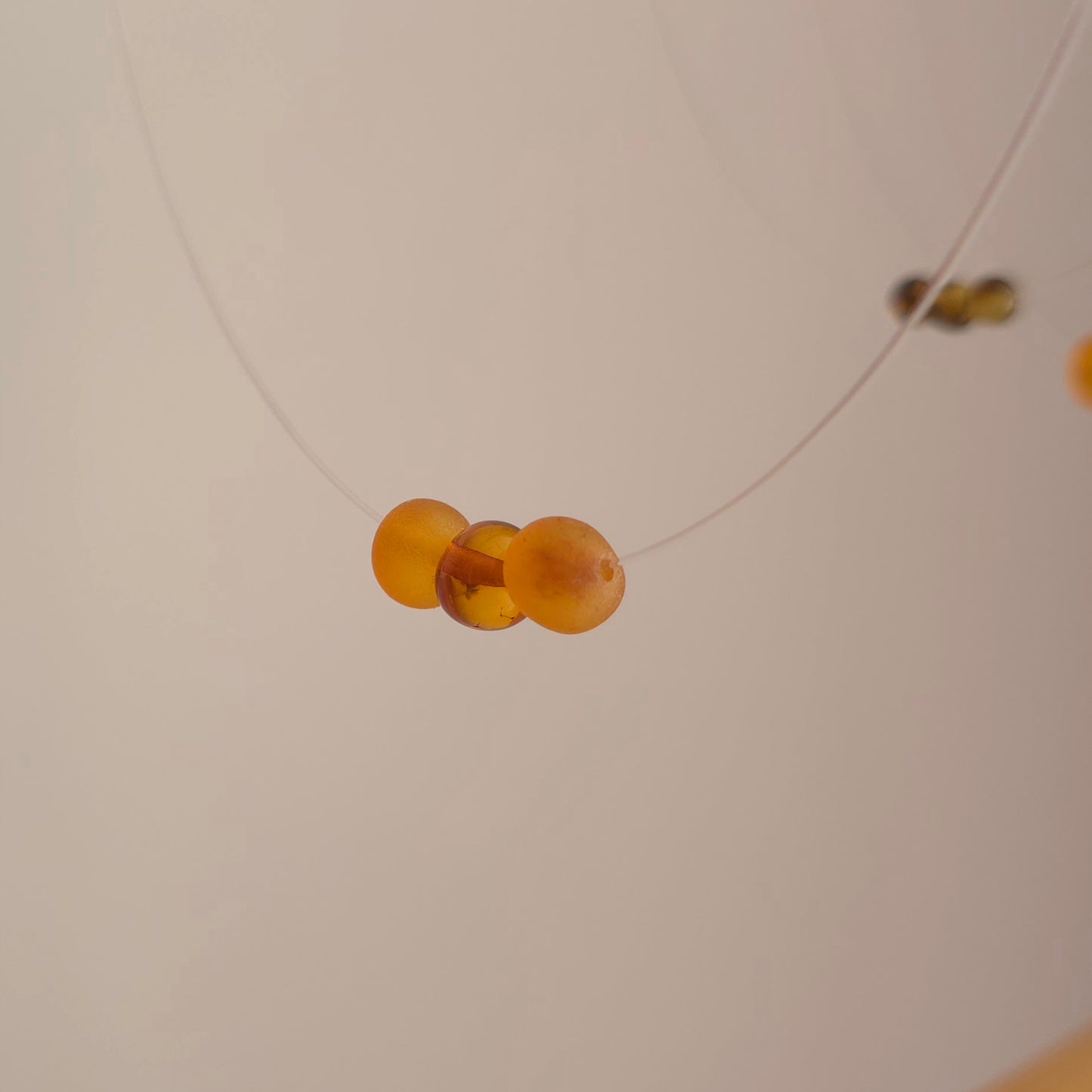 LUMINA Floating Amber Necklace