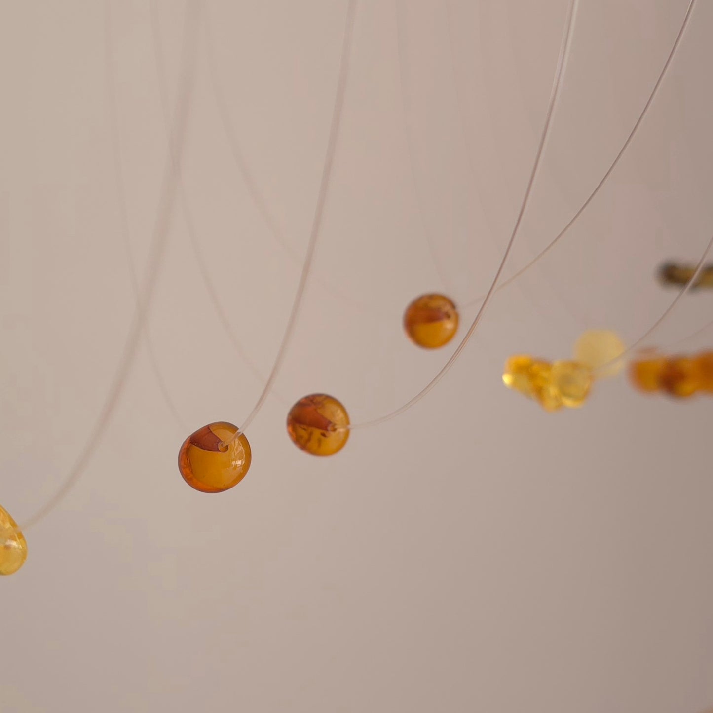 LUMINA Floating Amber Necklace