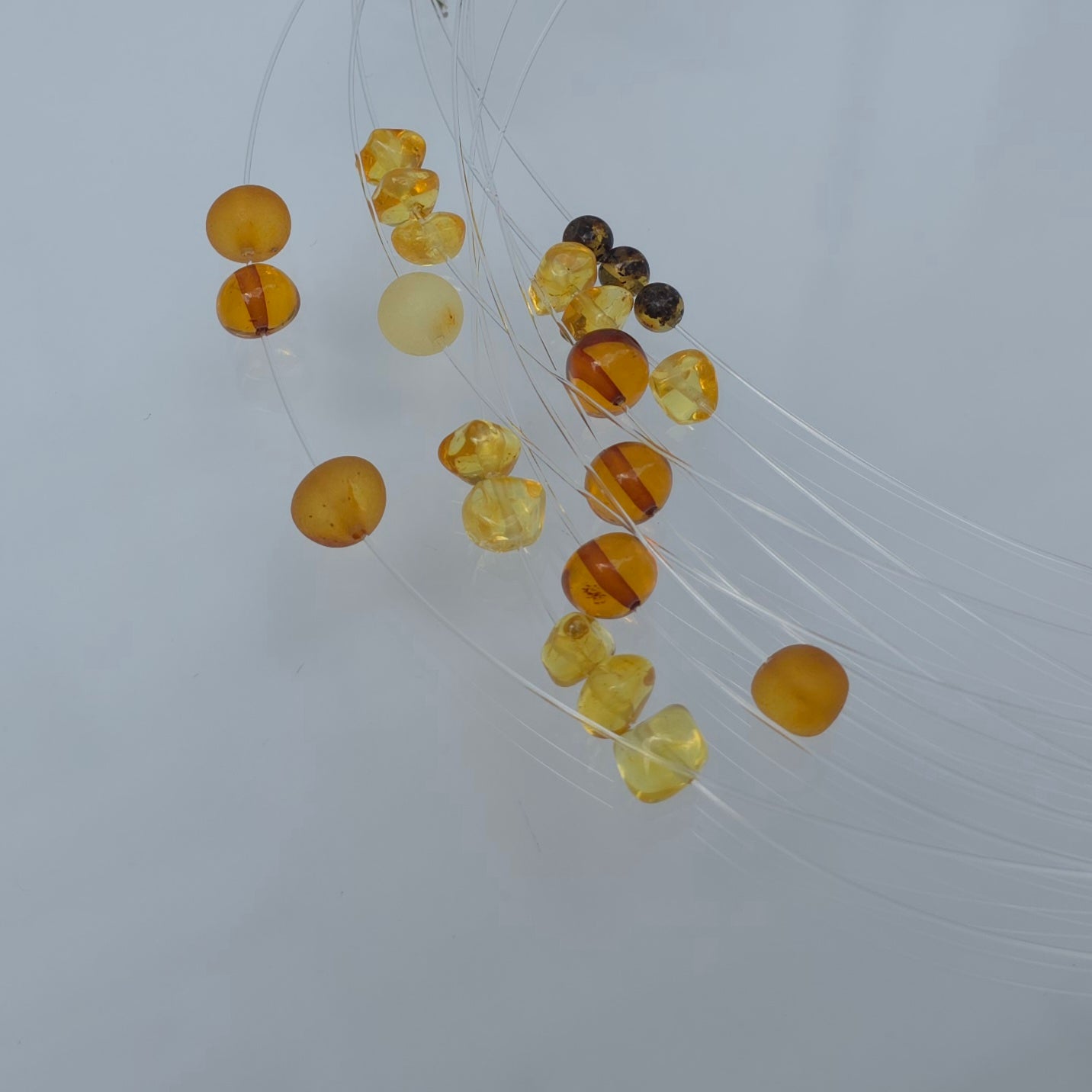 LUMINA Floating Amber Necklace