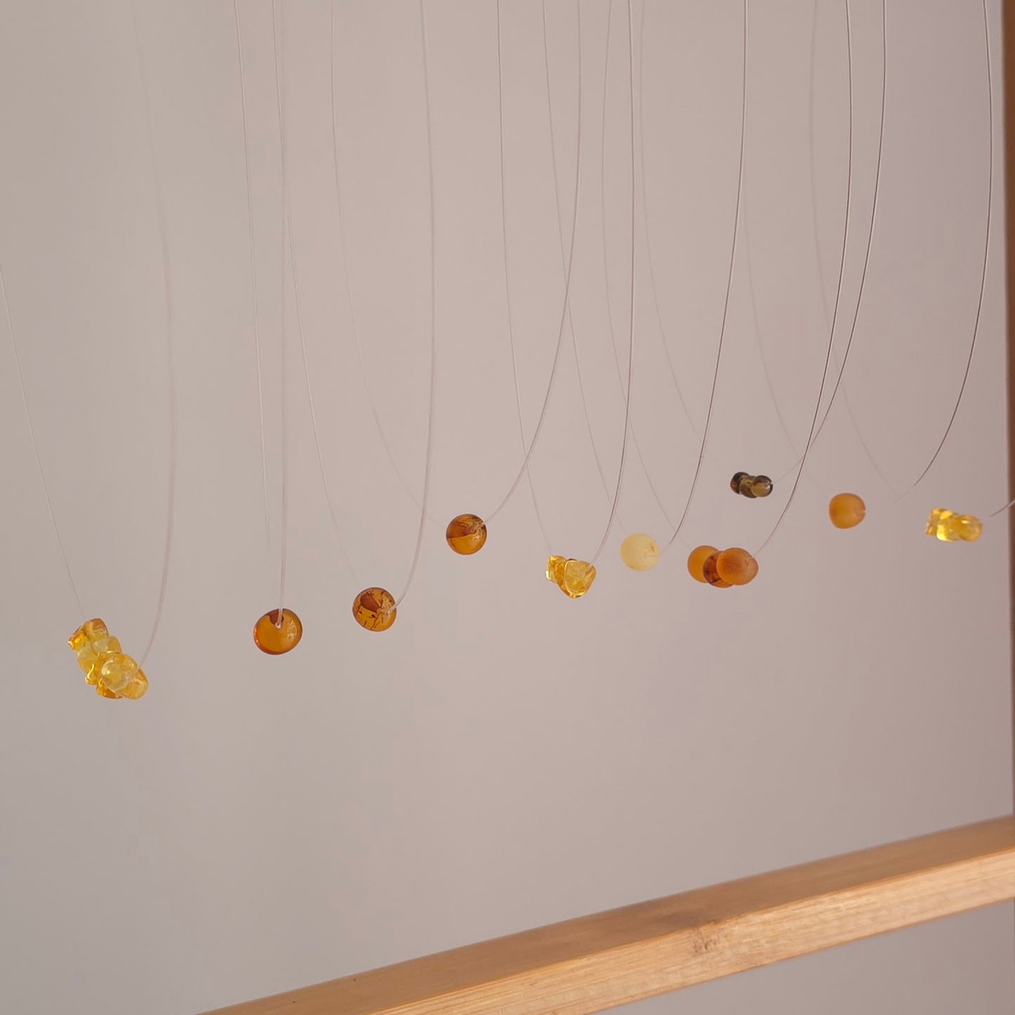 LUMINA Floating Amber Necklace